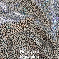 joustava kangas Hololycra Mosaikki