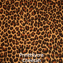 joustava kangas printti lycra Cheetah