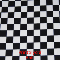 joustava kangas printti lycra Ralli