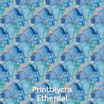 joustava kangas printti lycra Ethereal