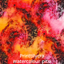 joustava kangas printti lycra tartan noen pink