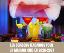Les boissons tendances pour un mariage chic en 2026-2027 - Magazine Un Jour Un Oui - Crédit photo Tous droits réservés