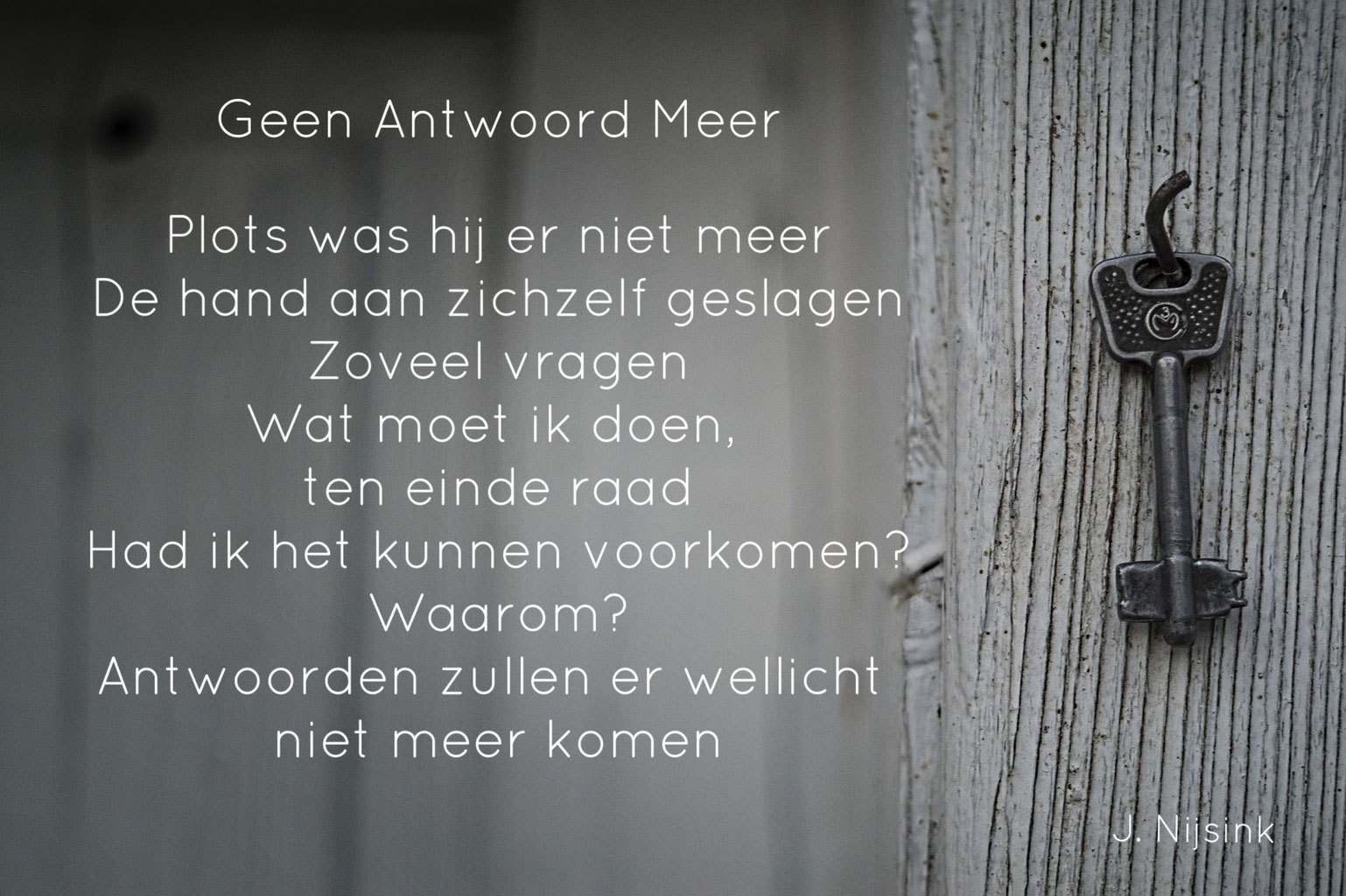 Gedicht Geen Antwoord Meer Gedicht na Zelfdoding Gedicht Geen Antwoord Meer Gedicht na Zelfdoding