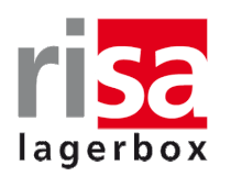 Risa Lagerbox 7 Tage in der Woche von 05:00 bis 22: Uhr 