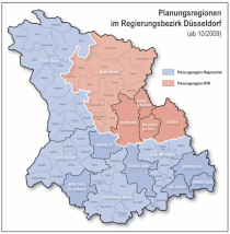 Regierungsbezirke in Nordrhein-Westfalen