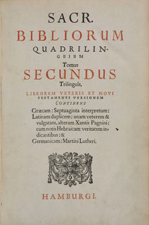 Hamburg Polyglot bible 1596