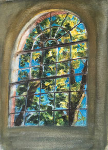 '10a Window', watercolour, 21 x 29.5cm