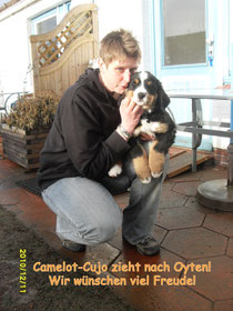 Camelot-Cujo und sein neues Frauchen!