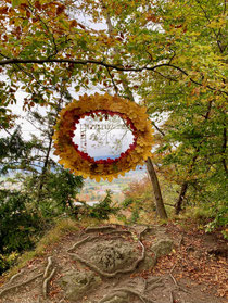 "Ausblick" am Kapuzinerberg, Salzburg, kreiert im Oktober 2021 