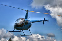 Elite Flights, Schnupperflug, Helikopter selbst steuern, Robinson R22, HB-ZDB, Flugplatz Sitterdorf