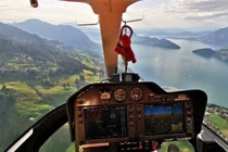 Elite Flights, Helicopter Scenic Flight, Helicopter Flight from Buochs, Bell 407, HB-ZNW