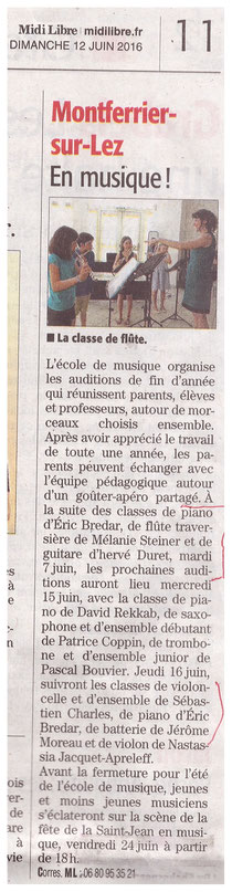 école musique concert midi libre