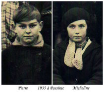 ¤ Pierre et Micheline, écoliers en 1935