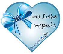 Unsere Lieferungen werden mit Liebe verpackt Babyhaus Ditz