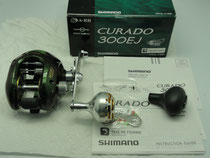 Click to enlarge - Shimano Curado 300 EJ Reel with 40mm Knob Type II Upgrade