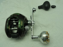 Click to enlarge - Shimano Curado 300 EJ Reel with 40mm Knob Type II Upgrade