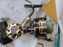 Click to enlarge - Shimano Stella 3000 FB w/ 30mm Knob