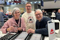 Familie Filbert auf der Augenoptikermesse