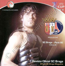 2009-03-19  Sporting Braga-PSG (8ème Finale Retour C3, Programme officiel)