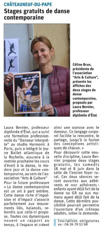 Céline Brun Châteauneuf du pape Association