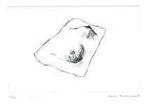 Comment prendre les seins, 2009 Eau-forte / Papier Johannot (220 g) Dim. 17 x 25 cm. 