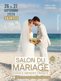Salon du Mariage à Saintes - 26 et 27 Septembre 2026