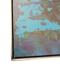 Foto in Schattenfugenrahmen eingelegt. 