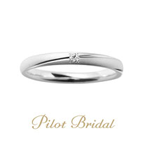 2.3mm幅 PilotBridal WeddingRings Pledge