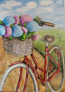 Ortenzie in bici