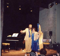 Nehama REUBEN & Shimon REUBEN. DUO REUBEN. harp & piano Concert festival Arles 2002