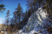 Eiszeit.....Radaufall im Harz