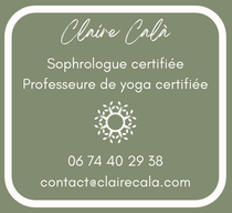 Claire Calà, Sophrologue & Professeure de Yoga