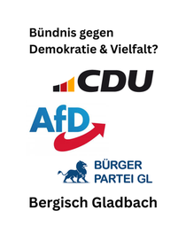 CDU, AFD, FDP, BÜERGERÜARTEI machen gemeinsame Sache in Bergisch Gladbach