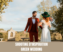 Shooting d'inspiration "Green Wedding" - Magazine Un Jour Un Oui - Crédit photo  Tous droits réservés