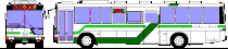 常総急行バス 学園都市営業所所属車(三菱)