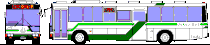 常総急行バス　学園都市営業所所属車（三菱）