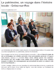 Ouest france 21-09-2011