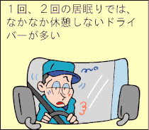 居眠運転　過労運転