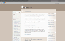 Nouvelle fenêtre : le site de TIC & société sur Revues.org