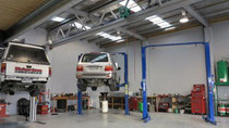 Frankton Automotive's workshop