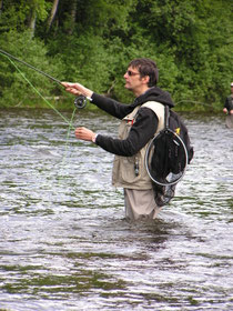 Robi in der "Äschenbadewanne".
