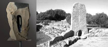 Scultura + Tomba di Arzachena (Sardegna)