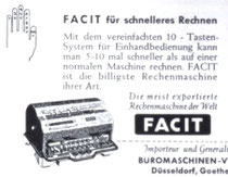 Facit-Einhandbedienung