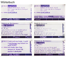 Bildschirm Wörterbuch Series3