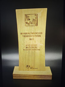 Trophäe Tierschutzpreis € 70.- netto 