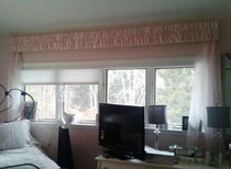 Gathered Valance Curtains