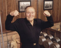 Jack LaLanne at 91 ~ Photo by http://www.jacklalanne.com/