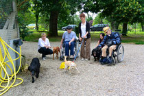 03 juin 2014. 2nd visite du foyer APF René Bonnet au refuge animalier de Brax