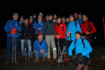 Gruppenbild Nachtwanderung 2014