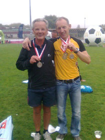 Arno und Christian im Ziel